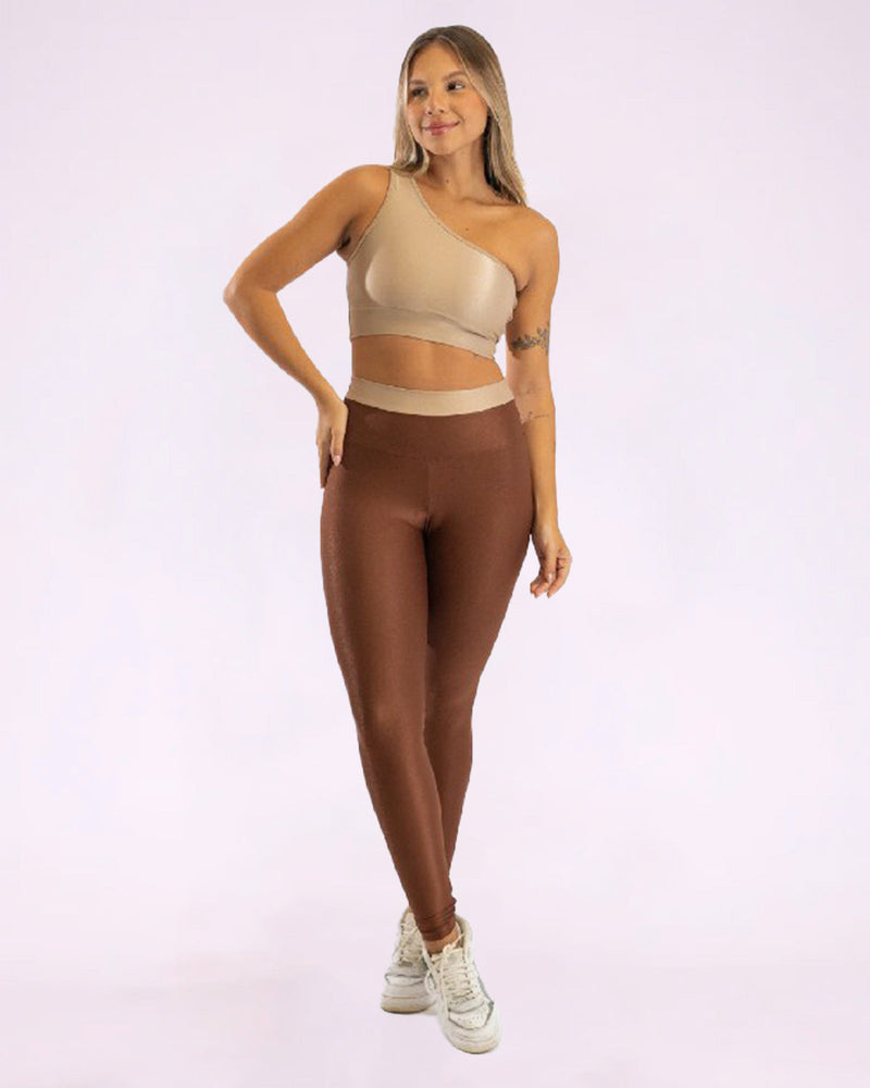 Conjunto Legging Curve Slim ao Plus + Top Ombro Só