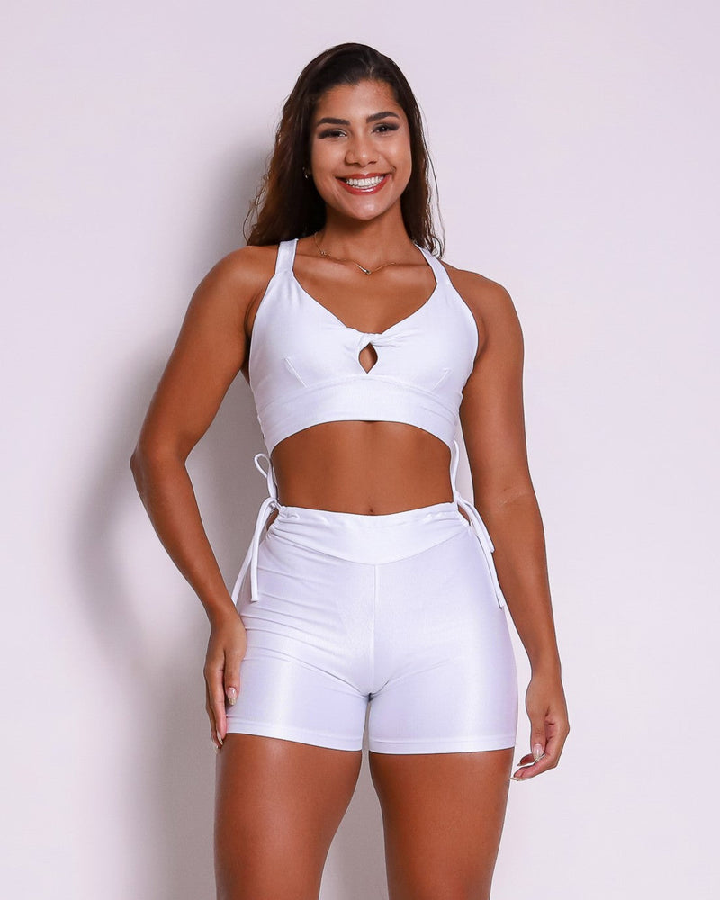 Conjunto Short Empina Bumbum Ajuste + Top Karol