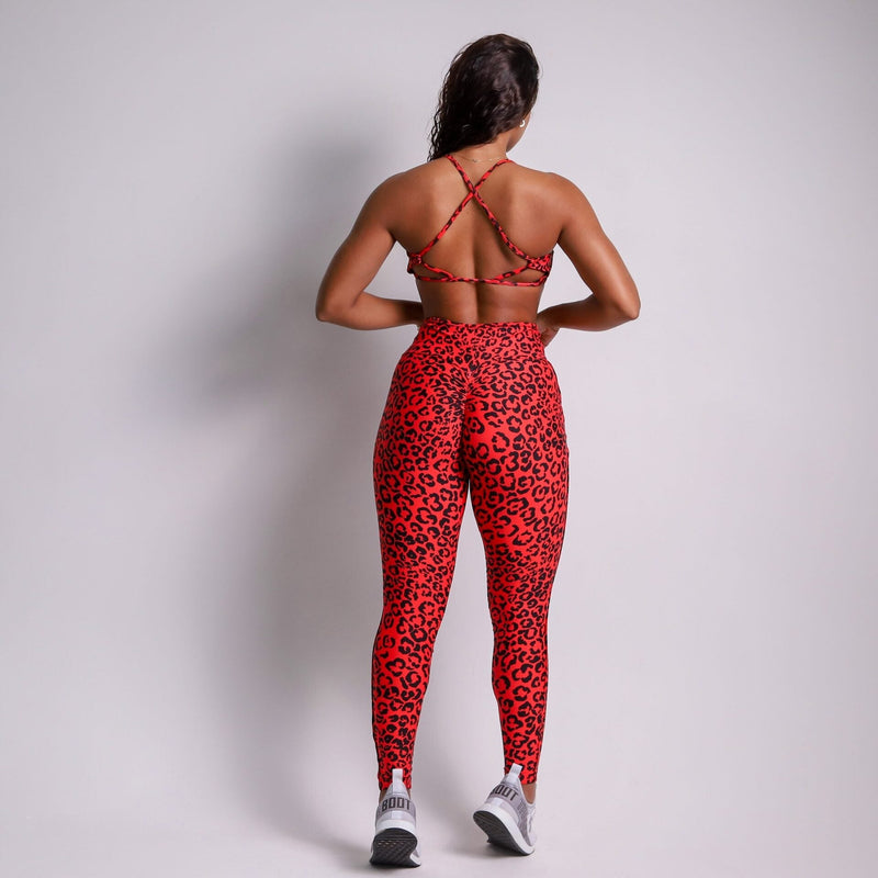 Conjunto Legging Empina Bumbum Vivo + Top Bianca