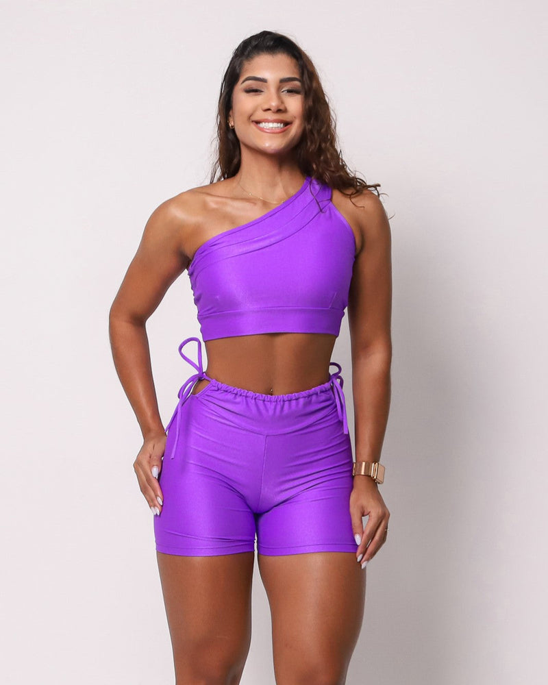 Conjunto Short Empina Bumbum Ajuste + Top Paloma