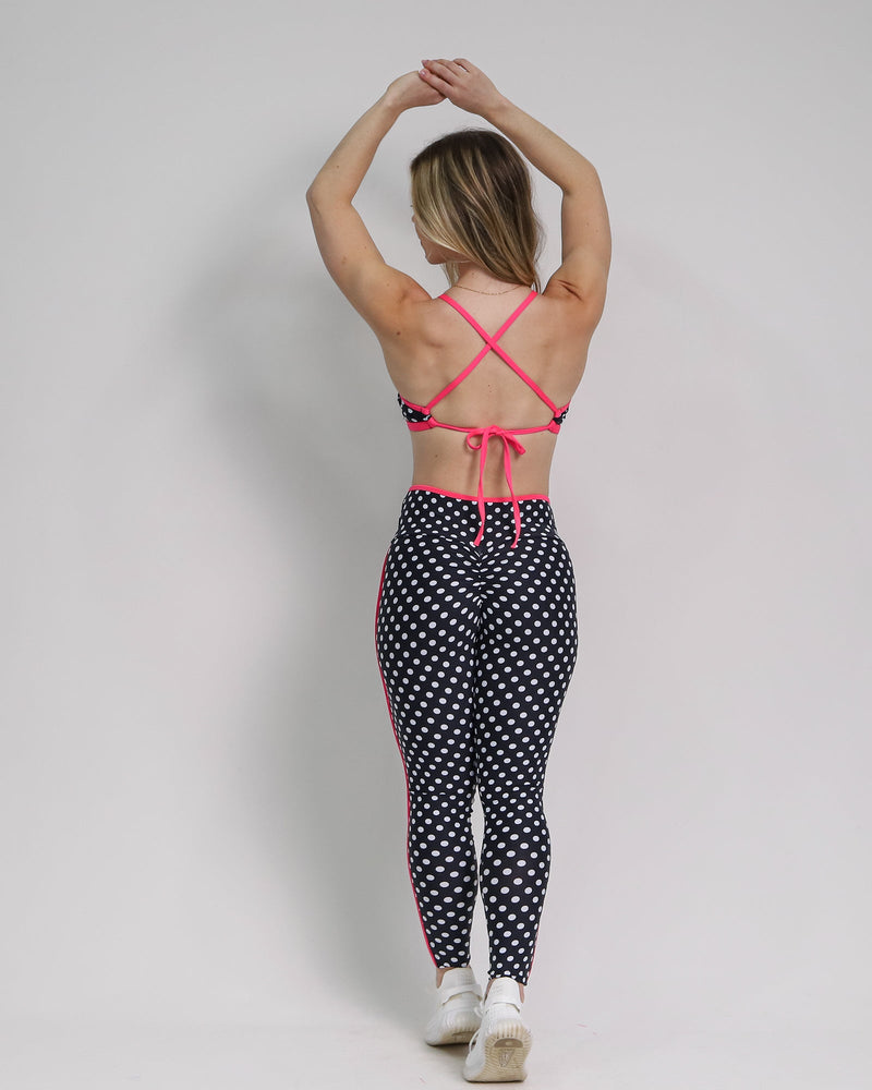 Conjunto Legging Empina Bumbum Vivo Estampa + Top Paula