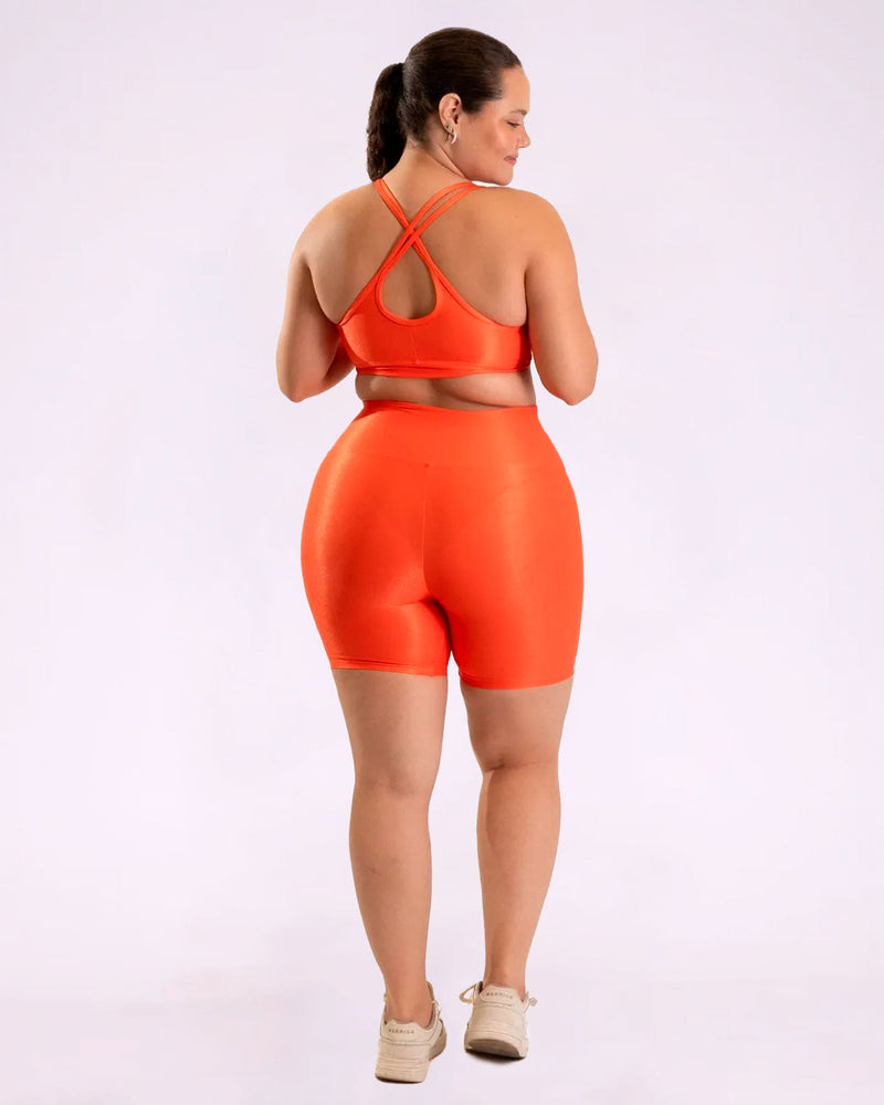 Conjunto Bermuda Curve Plus Size + Top Luna (Todas cores)